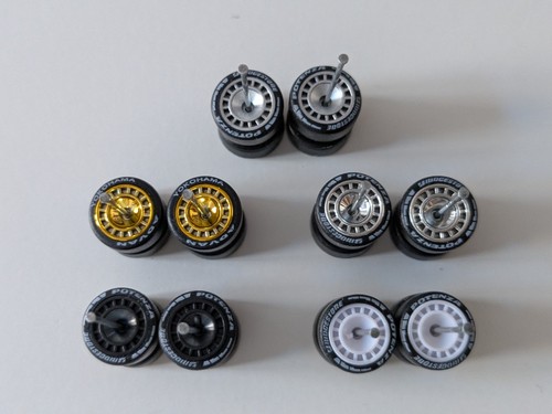 Rally wheels and - and, rubber